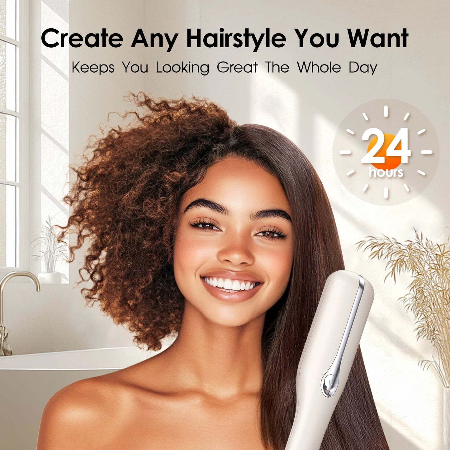 Steam Straightening Styler