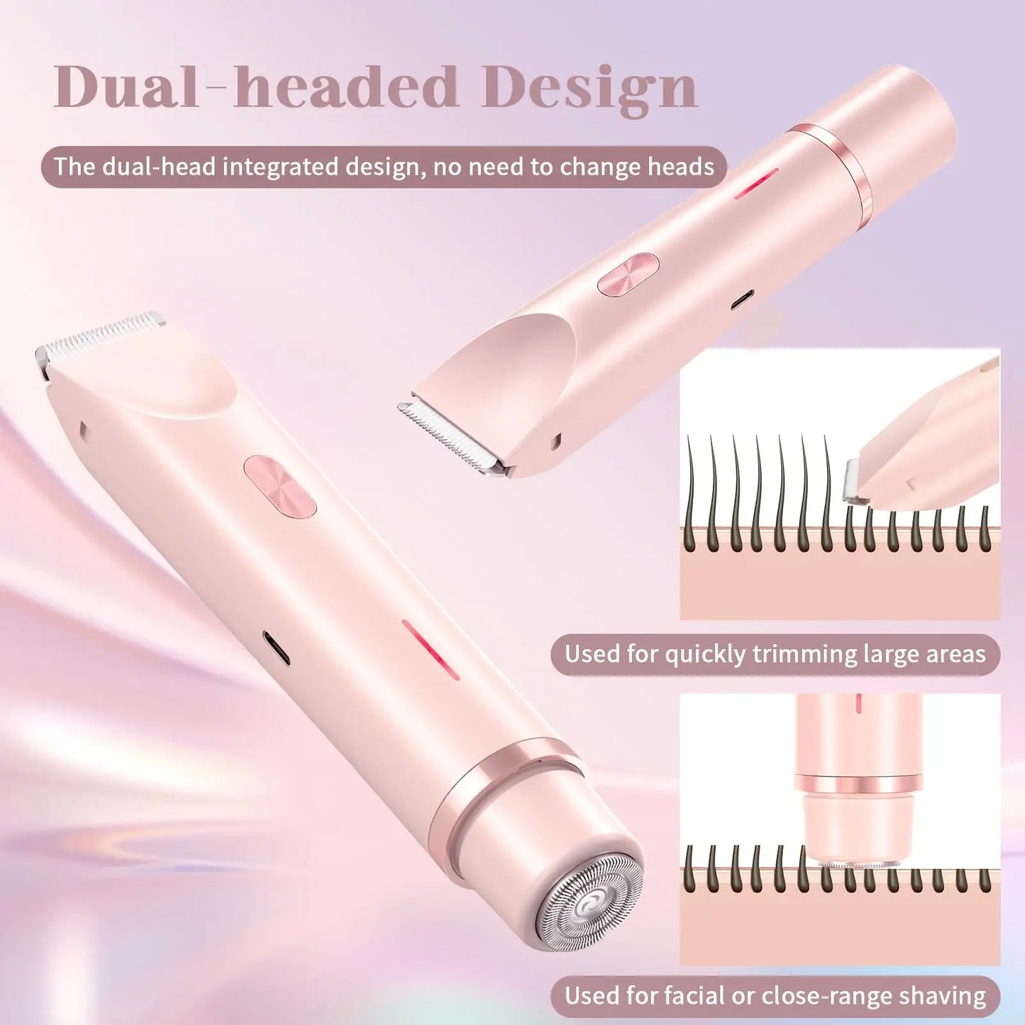 2 in 1 Electric Shaver for Women